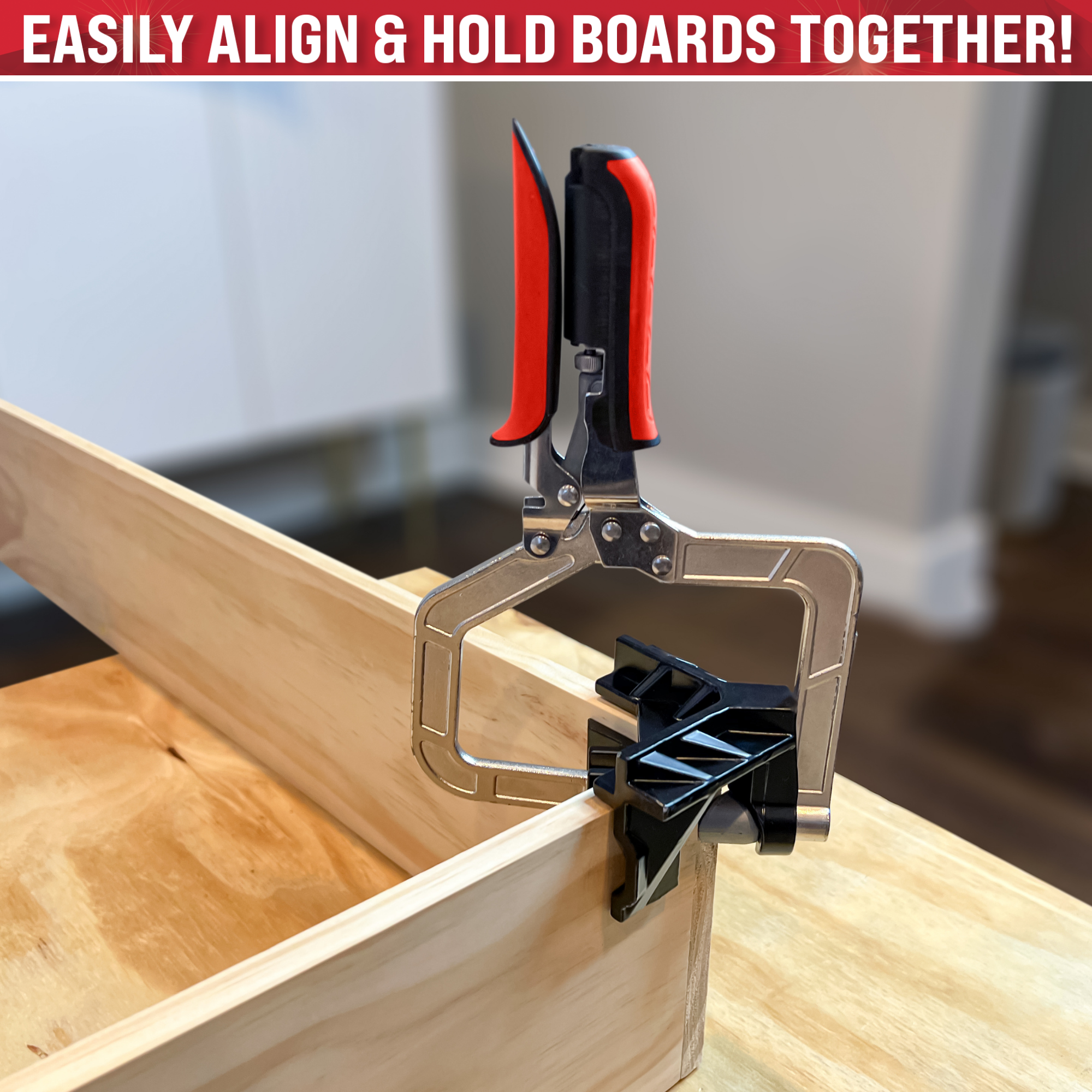 90° Corner Clamp  Kreg jig projects, Pocket hole joinery, Clamp